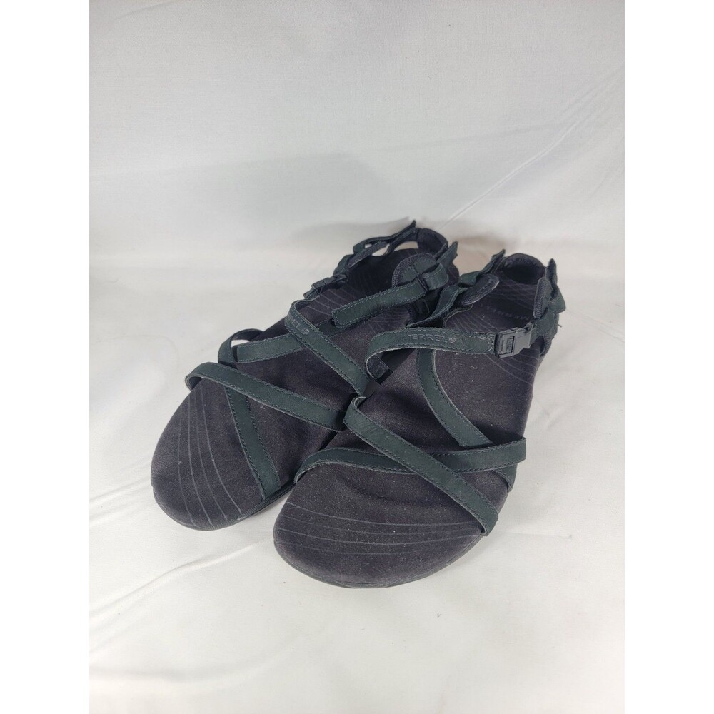 Merrell Aster Black Womens Size 10.5 Hiking/Walking Strappy Sandals Gorpcore